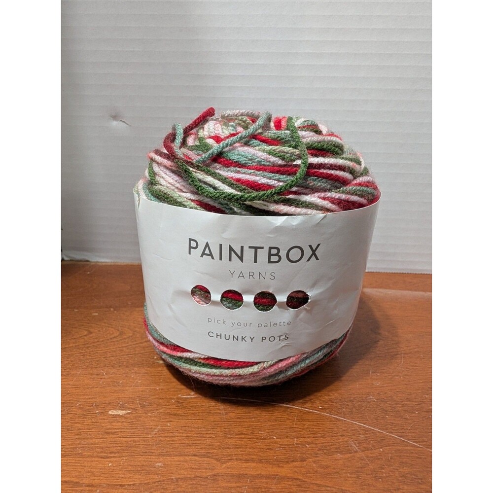 Paint Box ELF Christmas Yarn 297.5 Yards . Perfect For The Upcoming Holidays